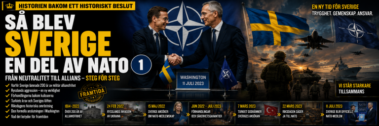 Så blev Sverige en del av Nato 1