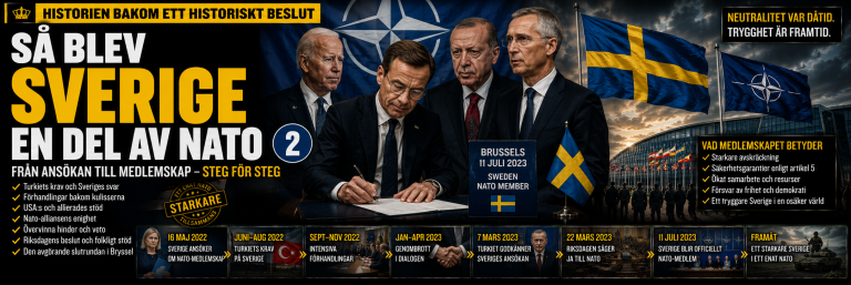 Så blev Sverige en del av Nato 2