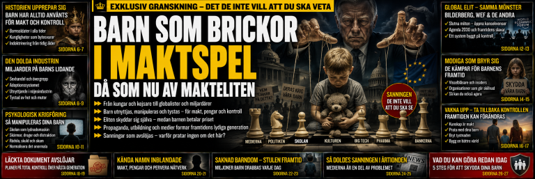 Barn utnyttjades Då som Nu av Makteliten