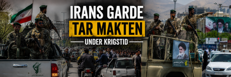 Irans garde tar makten under krigstid?
