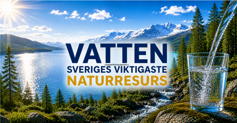 Vatten – Sveriges viktigaste naturresurs