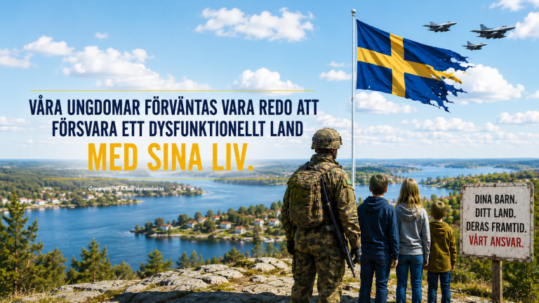 VAD och VEM ska våra barn dö för?