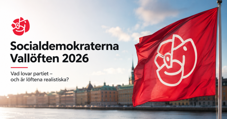 Vi granskar Socialdemokraternas vallöften 2026