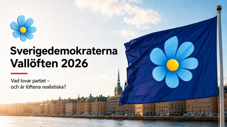 Vi granskar Sverigedemokraternas vallöften 2026