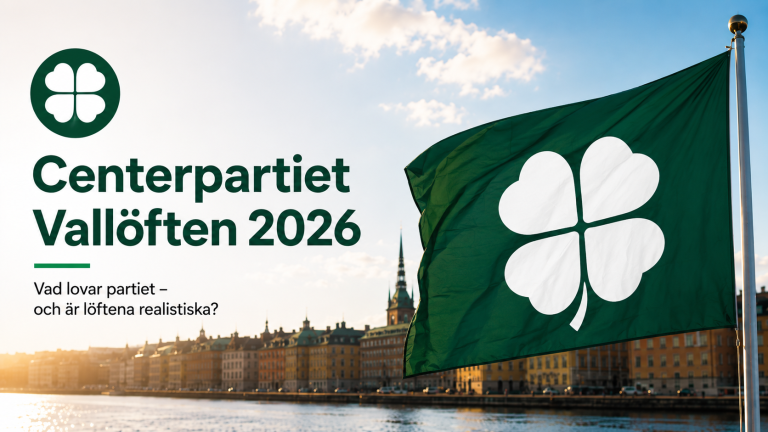 Vi granskar Centerpartiets vallöften 2026