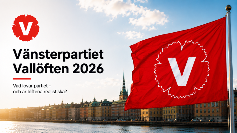 Vi granskar Vänsterpartiets vallöften 2026