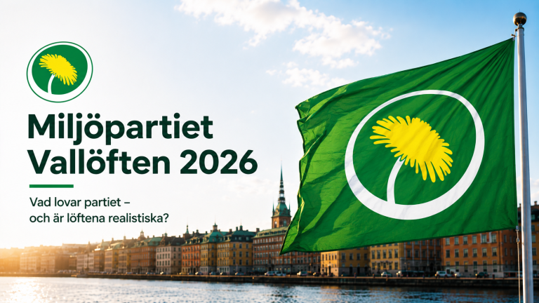 Vi granskar Miljöpartiets vallöften 2026