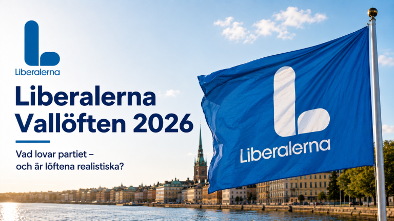 Vi granskar Liberalernas vallöften 2026