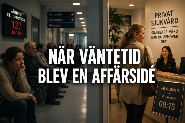 SJUKVÅRD – HAR VI BLIVIT BÄTTRE PÅ ATT PLANERA SJUKVÅRD – ÄN PÅ ATT GE VÅRD