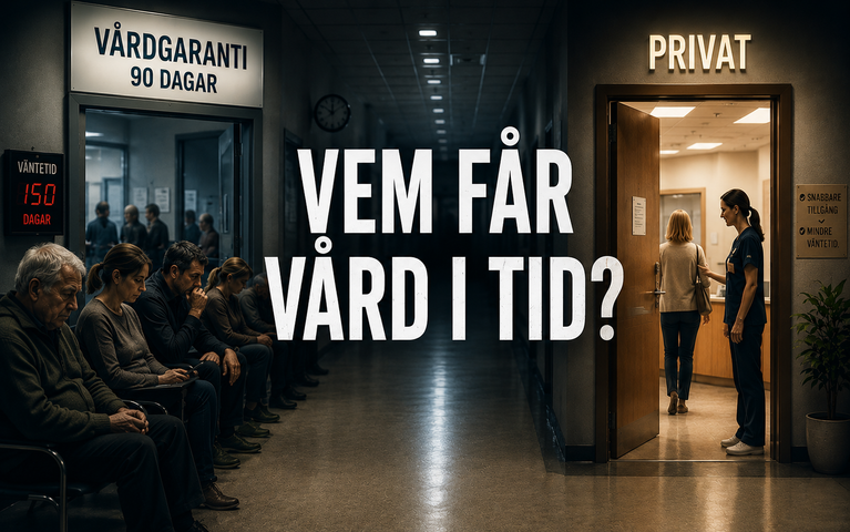 Sverige lovar vård – men vem får den i tid?
