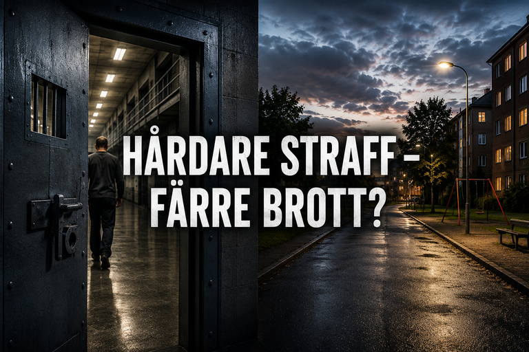 HÅRDARE STRAFF – FÄRRE BROTT?