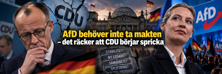 AfD behöver inte ta makten – det räcker att CDU börjar spricka