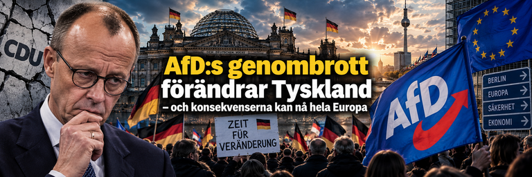 AfD:s genombrott förändrar Tyskland – och konsekvenserna kan nå hela Europa