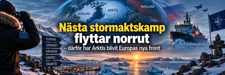 Nästa stormaktskamp flyttar norrut – därför har Arktis blivit Europas nya front