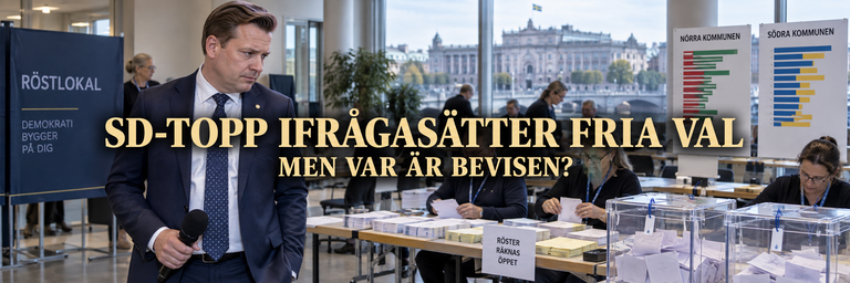 När valförlust blir valmisstro – SD-toppen ifrågasätter fria val utan bevis
