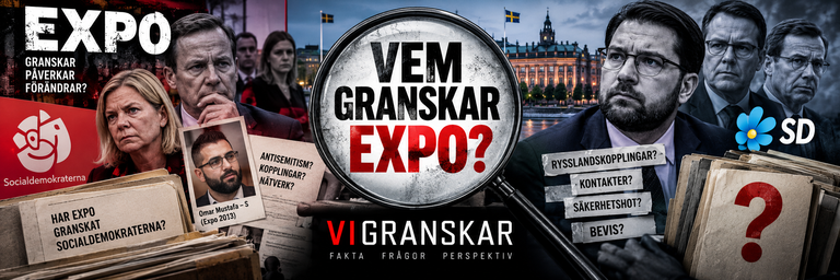 Vem granskar Expo – och varför hamnar nästan alltid högern under luppen?