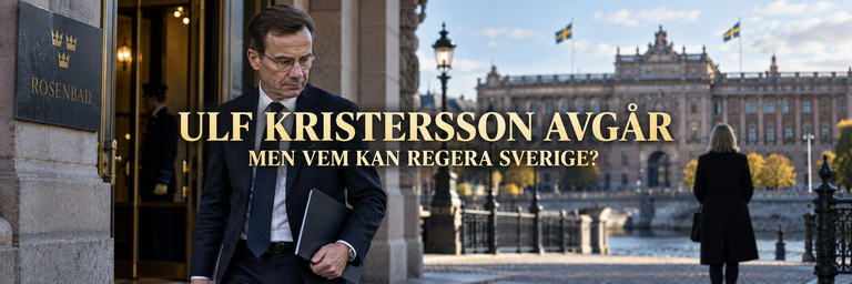 Ulf Kristersson avgår – men vem kan faktiskt regera Sverige?